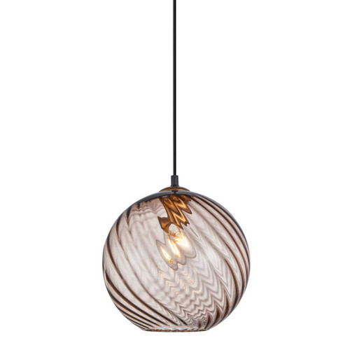 Esmeralda Coffee Wavy Round Pendant Light Esmeralda Coffee Wavy Round Pendant Light