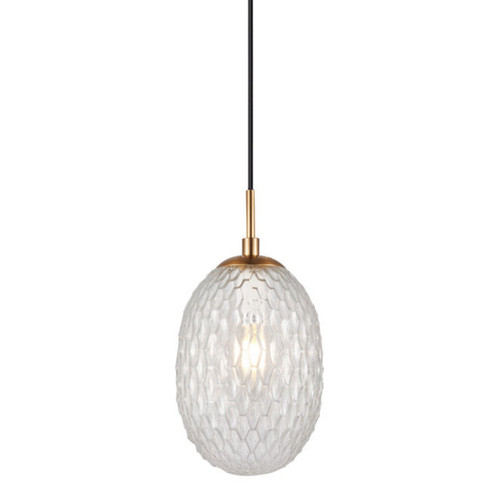 Khaleesi Clear Ellipse Glass Pendant Light Khaleesi Clear Ellipse Glass Pendant Light