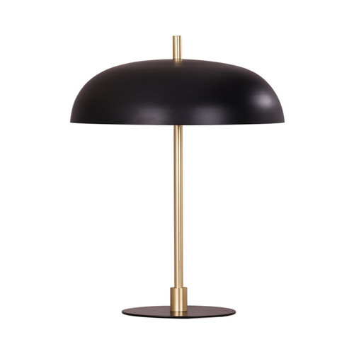 Prudence Black Dome Brass Rod Table Lamp Prudence Black Dome Brass Rod Table Lamp