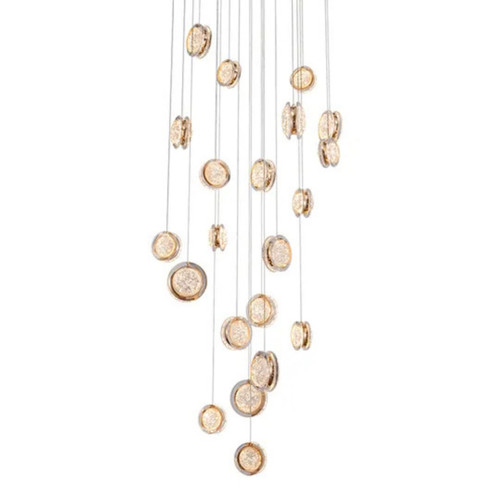 Yoyo Gold 21 Light 3CCT LED Cluster Pendant