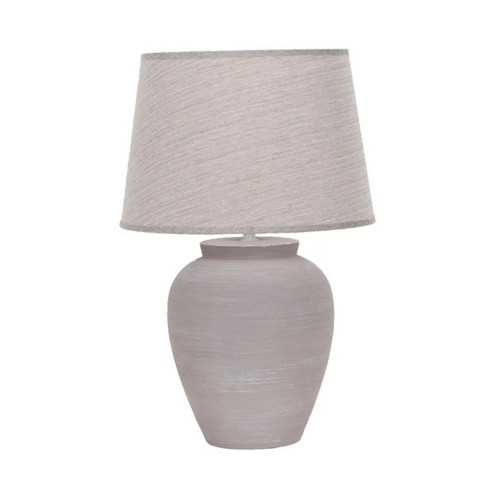 Kash Brown Ceramic Jar Table Lamp