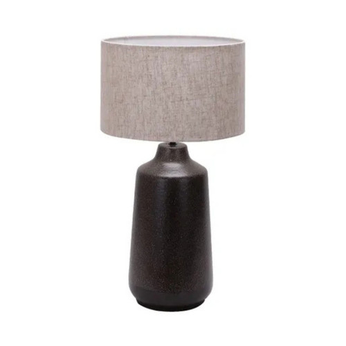 Viola Black Brown Shade Ceramic Table Lamp