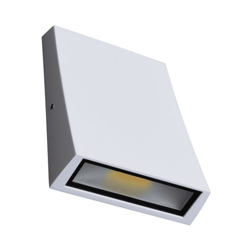 Dent 6W 3CCT LED Exterior Downward Wall Light - White