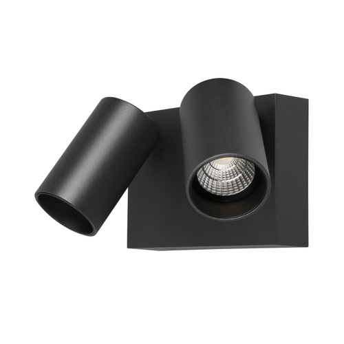 Capri 9W Twin Tricolour LED Spot Light - Black