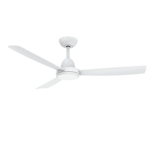 Legend 48 DC Ceiling Fan with LED and Wall Controller - Matt White