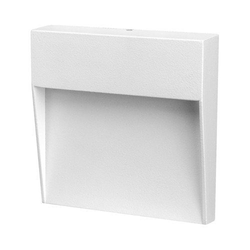 Regis Surface Mounted Square Tricolour LED Step Light - White