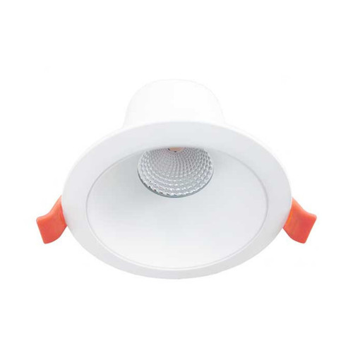 Rex 9W Tricolour Recessed LED Downlight - Matt White