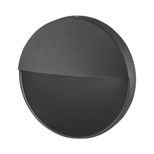 Tivoli Surface Mounted Circular Tricolour LED Step Light - Black