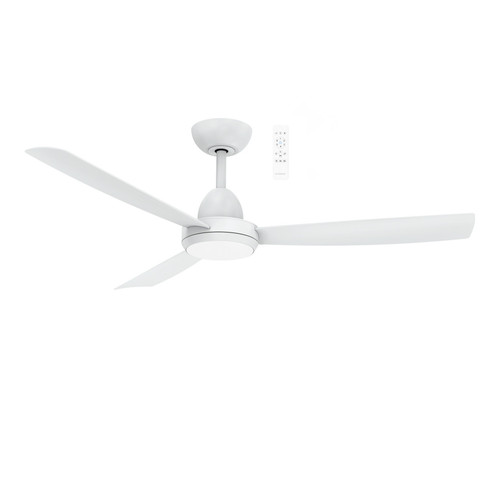 Zorro 48 DC Ceiling Fan with LED and Remote - Matt White