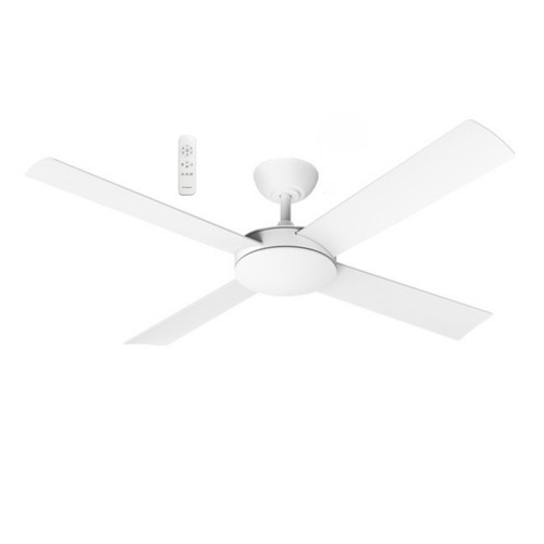 Quantum Smart DC Ceiling Fan with Remote - Matt White