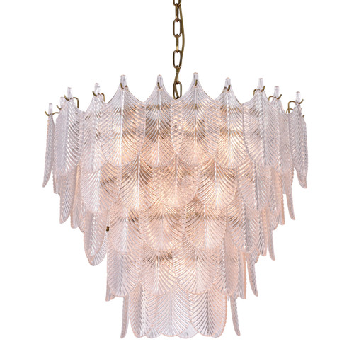 Fonteyn Clear Quartz Glass Round Chandelier
