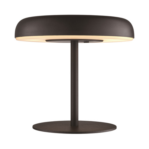 Elmer Black IP44 Dimmable Solar Table Lamp