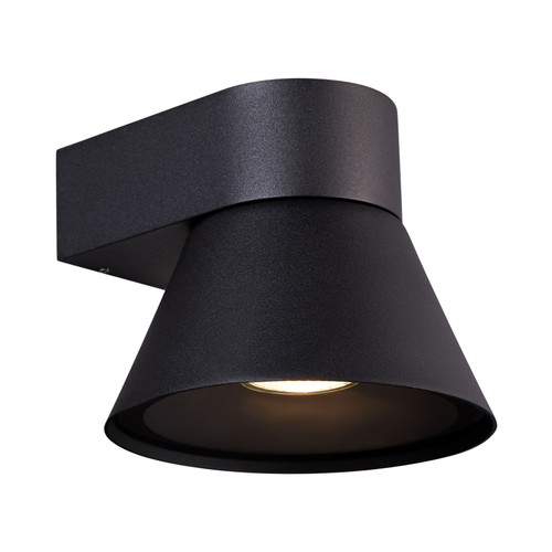 Kyklop IP54 Metal Cone Wall Light - Black