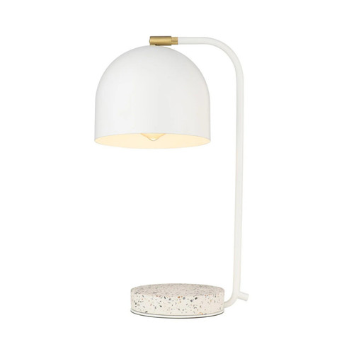 Portabella Matt White Terrazzo Table Desk Lamp