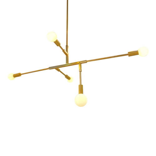 Josiah Minimalist Gold Branching Pendant Light