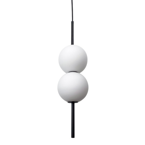 Tarnie Black Duo Opal Sphere Vertical LED Pendant