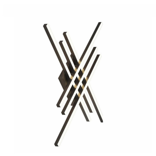 Myrtle Black Multilinear Oversized LED Wall Light