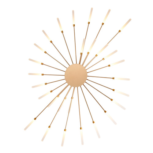 Gracie 28 Light Abstract LED Wall Light - Gold