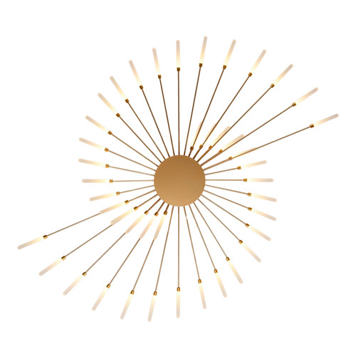 Gracie 42 Light Abstract LED Wall Light - Gold