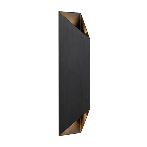 McWay IP44 Contemporary LED Wall Light - Black