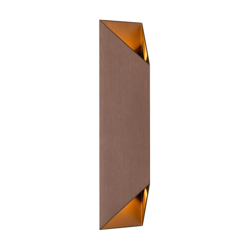 McWay IP44 Contemporary LED Wall Light - Copper