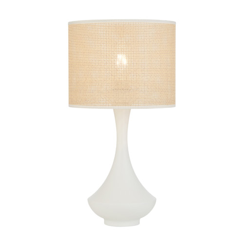 Frascati Boho Bedside Table Lamp - Satin White