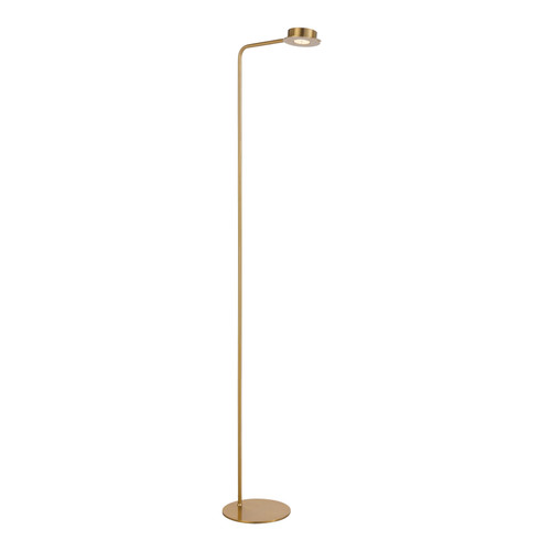 Itapira Antique Gold Minimalist LED Floor Lamp