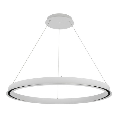 Porsa White Ring 3CCT LED Dimmable Pendant Light