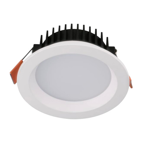 Sig 12W IP44 Recessed Face 3CCT LED Downlight - White