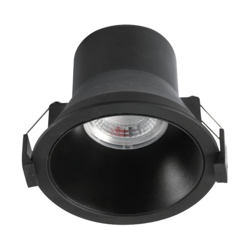 Fue 10W IP44 Deep Recessed Face 4CCT LED Downlight - Black