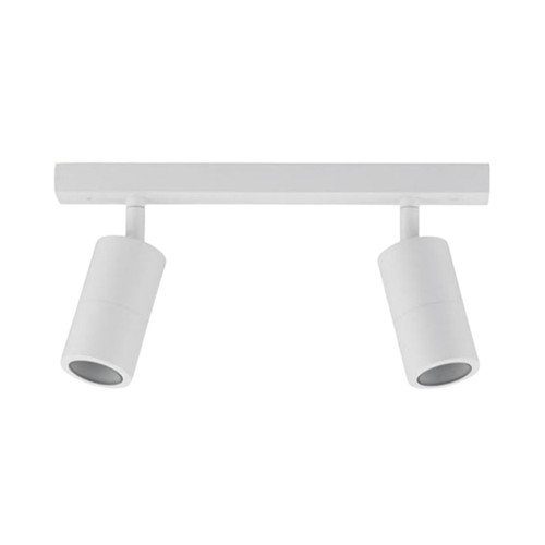 Mohr IP54 Twin Head Bar Spotlight - White
