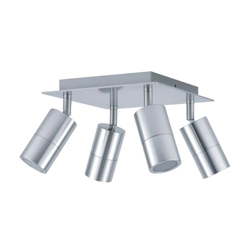 Mohr IP54 Quad Head Square Spotlight - Titanium