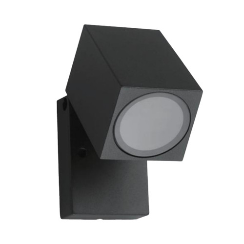 Noona Adjustable IP65 Angular Black Wall Light