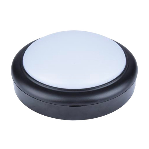 Myne IP65 3CCT LED Round Bunker Wall Light - Black