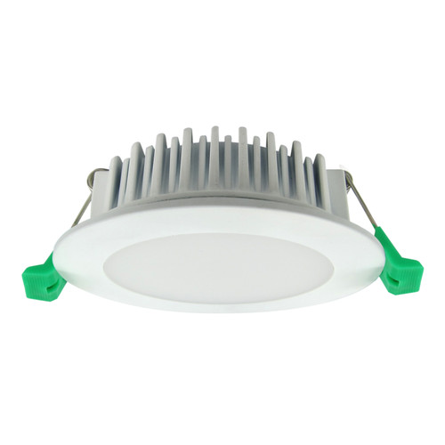 Quintine 10W Flat Face 3CCT LED Downlight - White