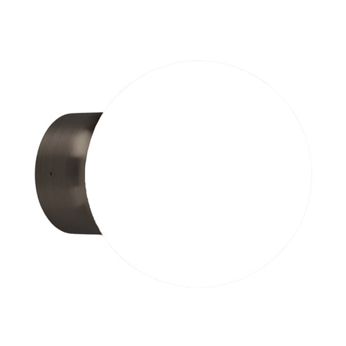 Orb Deco IP44 Glass Wall Light - Iron