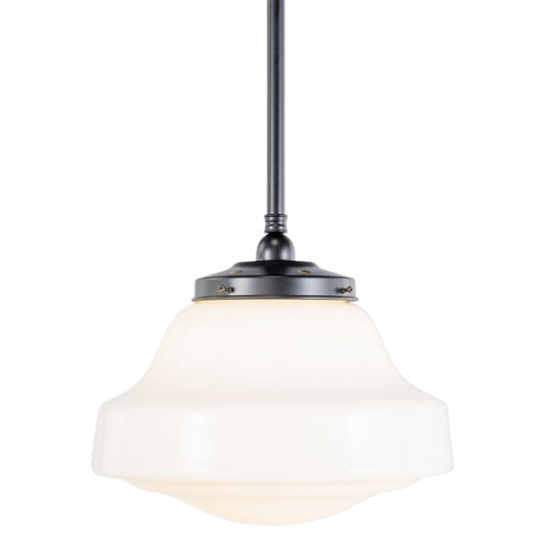 Lincoln Gloss Opal Glass Rod Pendant - Patina