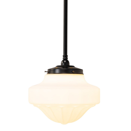 Derby Matt Opal Glass Rod Pendant - Patina