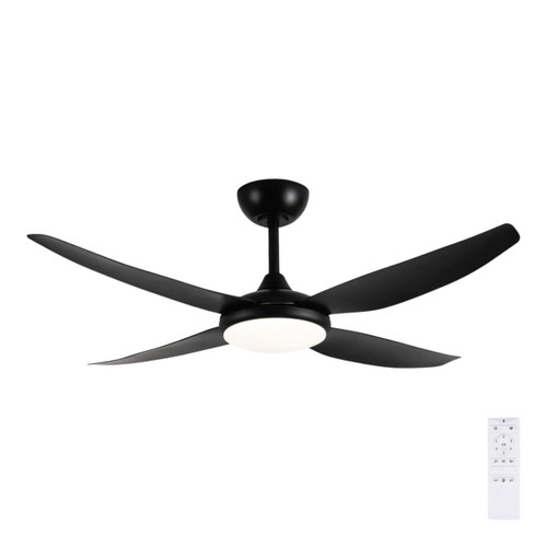 Amari II 52 DC Ceiling Fan with LED - Black