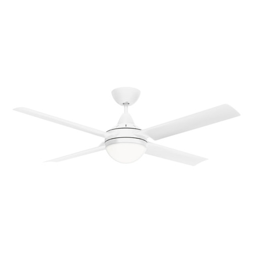 Cairns 52 AC Ceiling Fan with B22 Light - White