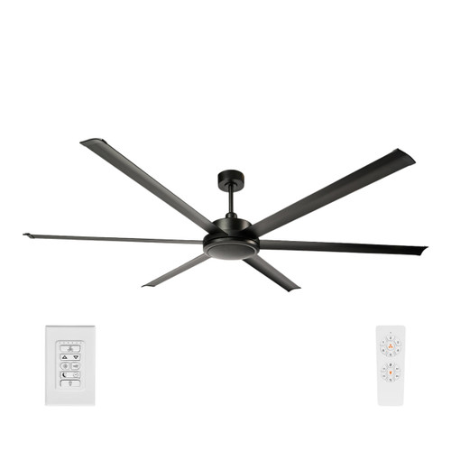 Colossus II 120-Inch DC Ceiling Fan - Black