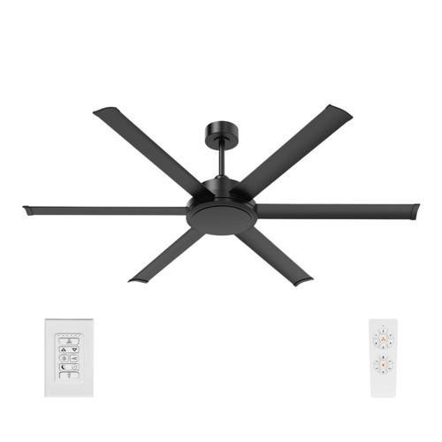 Colossus II 65-Inch DC Ceiling Fan - Black