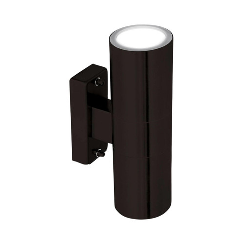 Denver II IP44 Up and Down Wall Light - Black