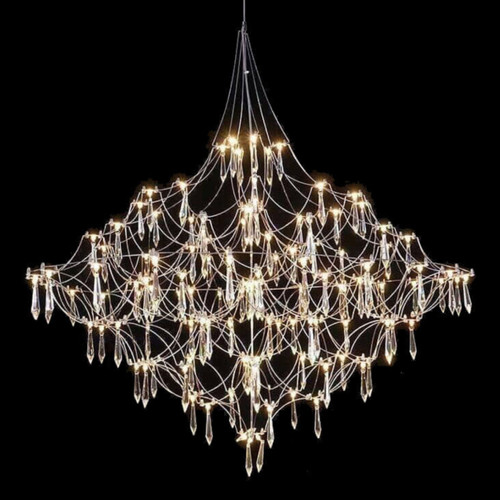 Constellation Clear Crystal LED Diamond Chandelier