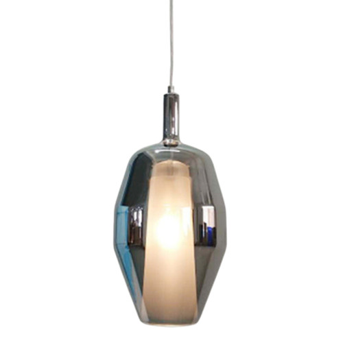 Myul Modern Silver Chrome Glass Pendant Light