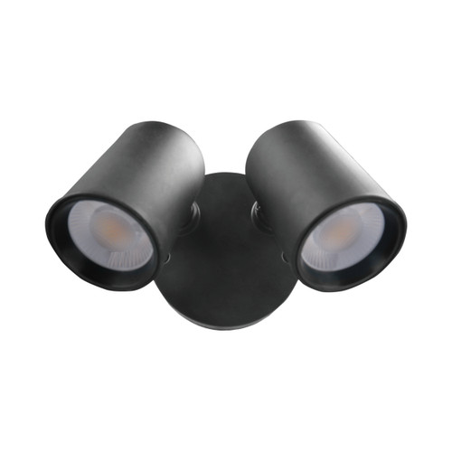 Lor Duo Light IP65 Round Plate 3CCT LED Spotlight - Black