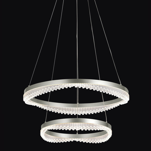 Pagnia 2 Light Quartz 3CCT LED Chandelier
