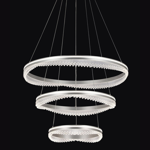 Pagnia 3 Light Quartz 3CCT LED Chandelier