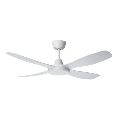 Aruba 48-Inch White DC Ceiling Fan with Wall Switch