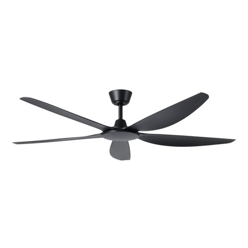 Miami 60-Inch DC Ceiling Fan with Remote - Black